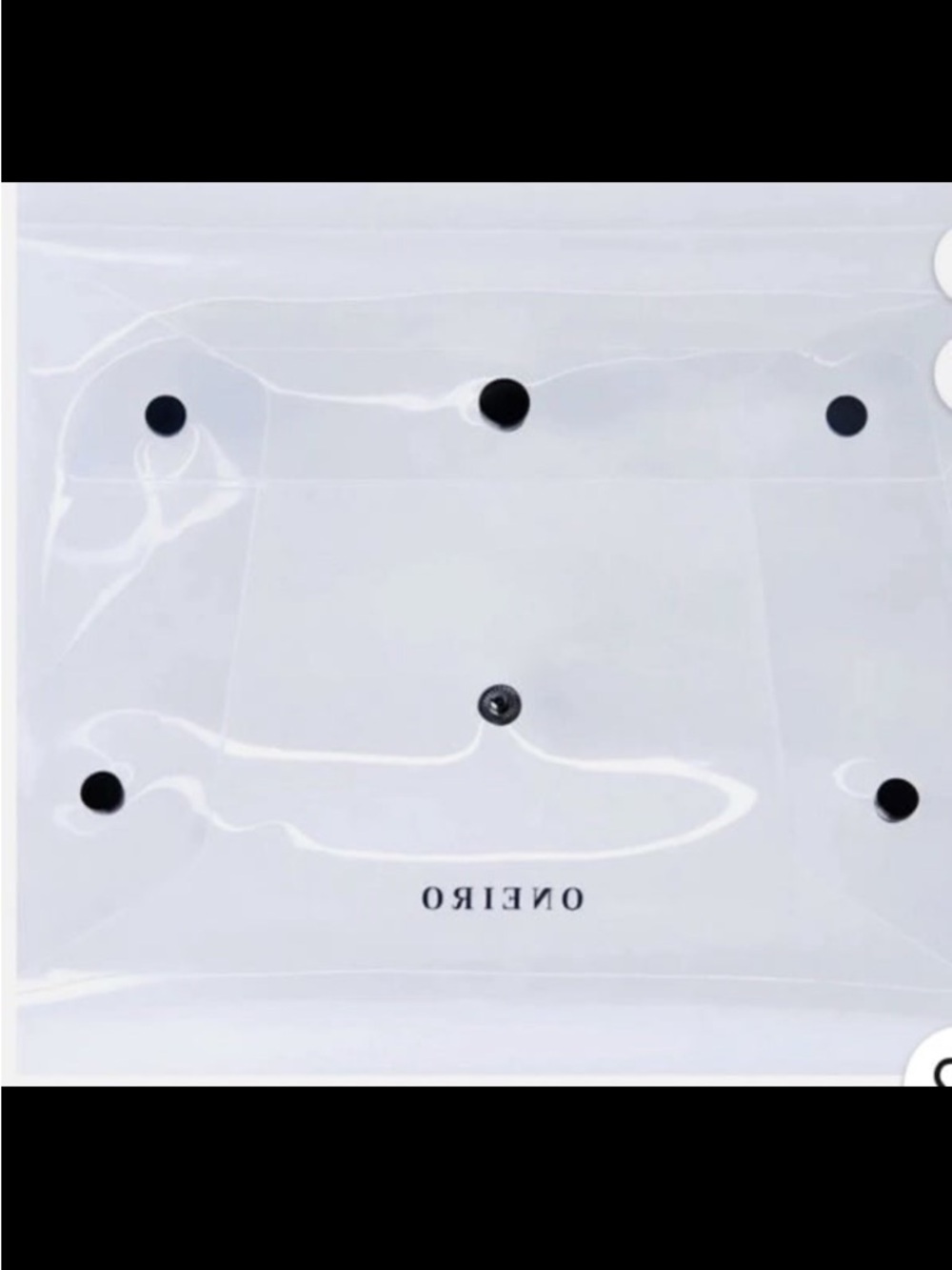 Spring Sale -ONEIRO Clear Multipurpose Clutch Waterproof Travel Pouch 8" x 10"